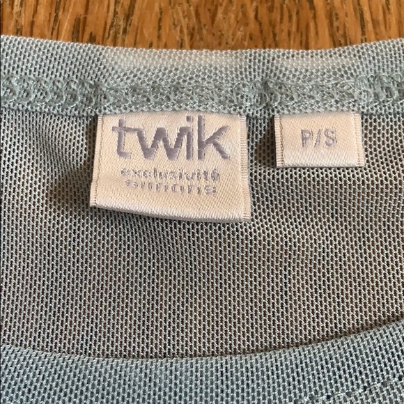 Sheer blue blouse - Picture 4 of 4